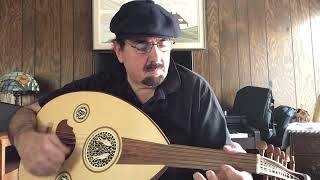 Gary Abud Sr. Plays Raks Masri - Arabic Oud 