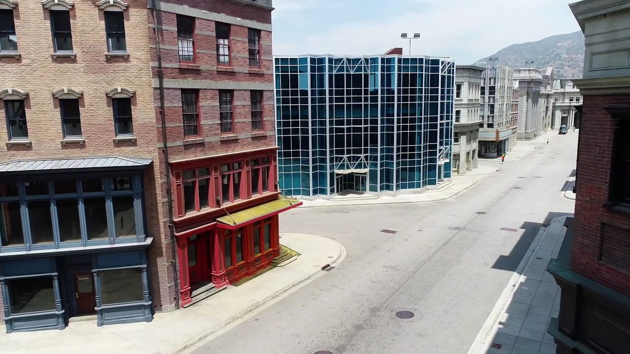 UNIVERSAL STUDIOS LOT NEW YORK STREET YouTube