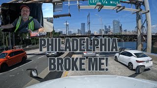 Trucker has a mental breakdown in Philly traffic. | Philadelphia, PA to Tucker, GA | 5/21/2024