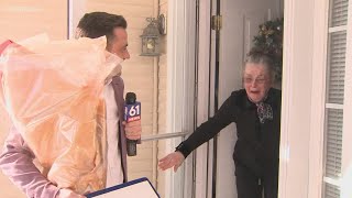 Kindness comes full-circle for widow who gifted sled to FOX61 News anchor
