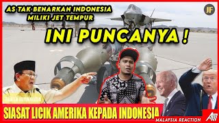 Terbongkar ! Ini Alasan AS Tak Kabul Permintaan Indonesia 🇮🇩 Miliki Jet Tempur (Malaysia Reaction)