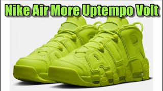 Nike Air More Uptempo Volt - DETAILED LOOK!
