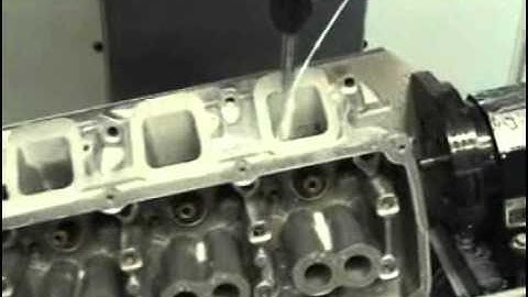 CENTROID CNC Video CNC Cylinder Head Porting Video 5 axis CNC milling machine