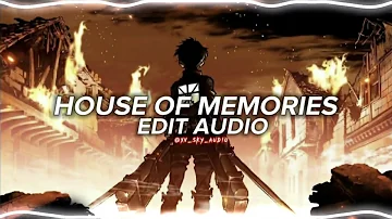 house of memories - panic at the disco [edit audio]