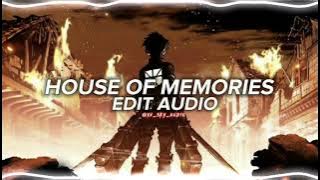 house of memories - panic at the disco [edit audio]