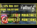 Emplacements magazines  armes et munitions  fallout 4