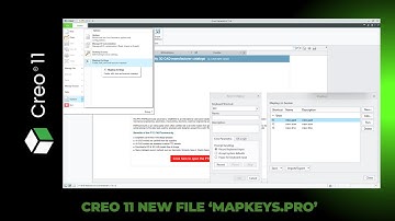Creo 11: Introduction to a new file Mapkeys.pro