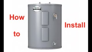 How to remove and install an electric Hot Water Heater