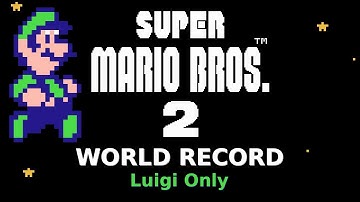 LUIGI Only Speedrun in 8:53 • Super Mario Bros. 2 (WORLD RECORD)