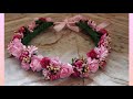 How to make floral tiara/ Floral crown/ Flower tiara/ Flower crown