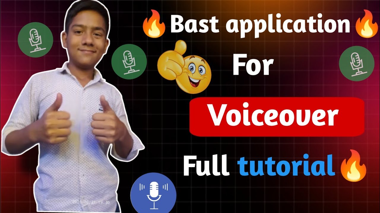 🔥Best application for voiceover||How to Best  voiceover application for you||Ayush yt tips-0.2