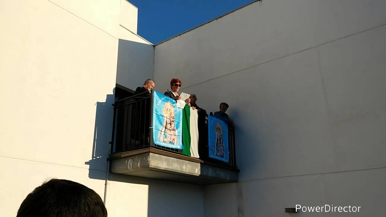 VIRGEN DEL CASAR EN RESIDENCIA DE MAYORES. PORTAJE