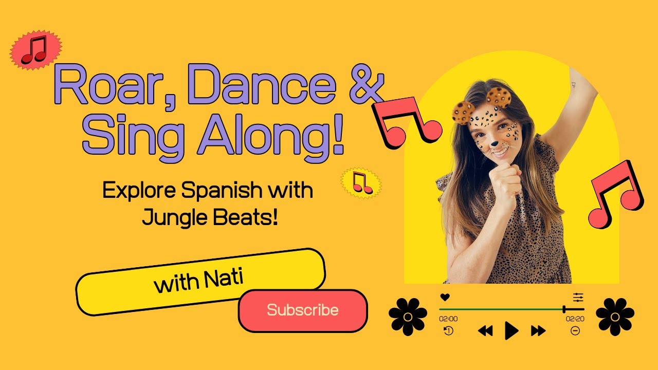 Jungle Jamboree! Sing with Animals & Puppets Spanish Toddlers' Song 🎵 Boost Language Skills