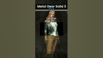 Did you Know? Metal Gear Solid EVA #metalgearsolid