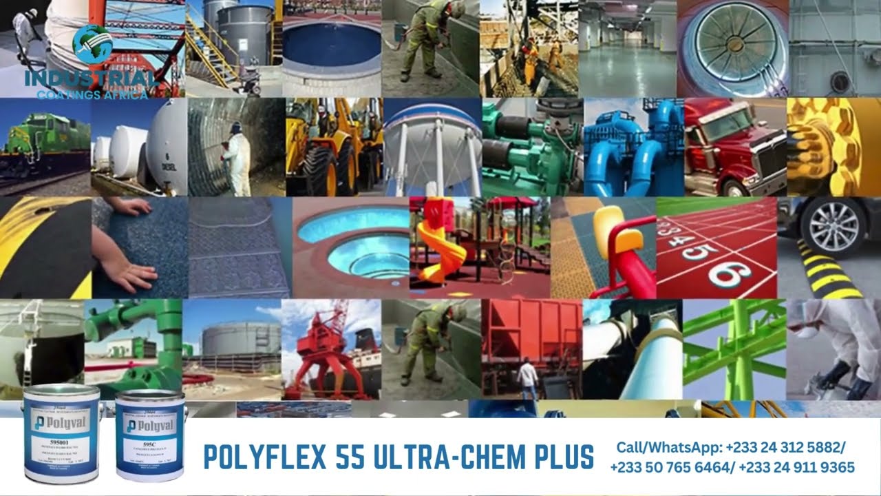 Polyflex 55 Chemical Acid-resistant Paint For Harsh Work Envirnment