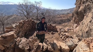 Unforgettable journey:forced mother, two young daughters and building a stone house in the mountains