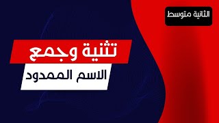 خطوات بسيطة ️ لتثنية وجمع #الاسم_ الممدود بكفاءة️