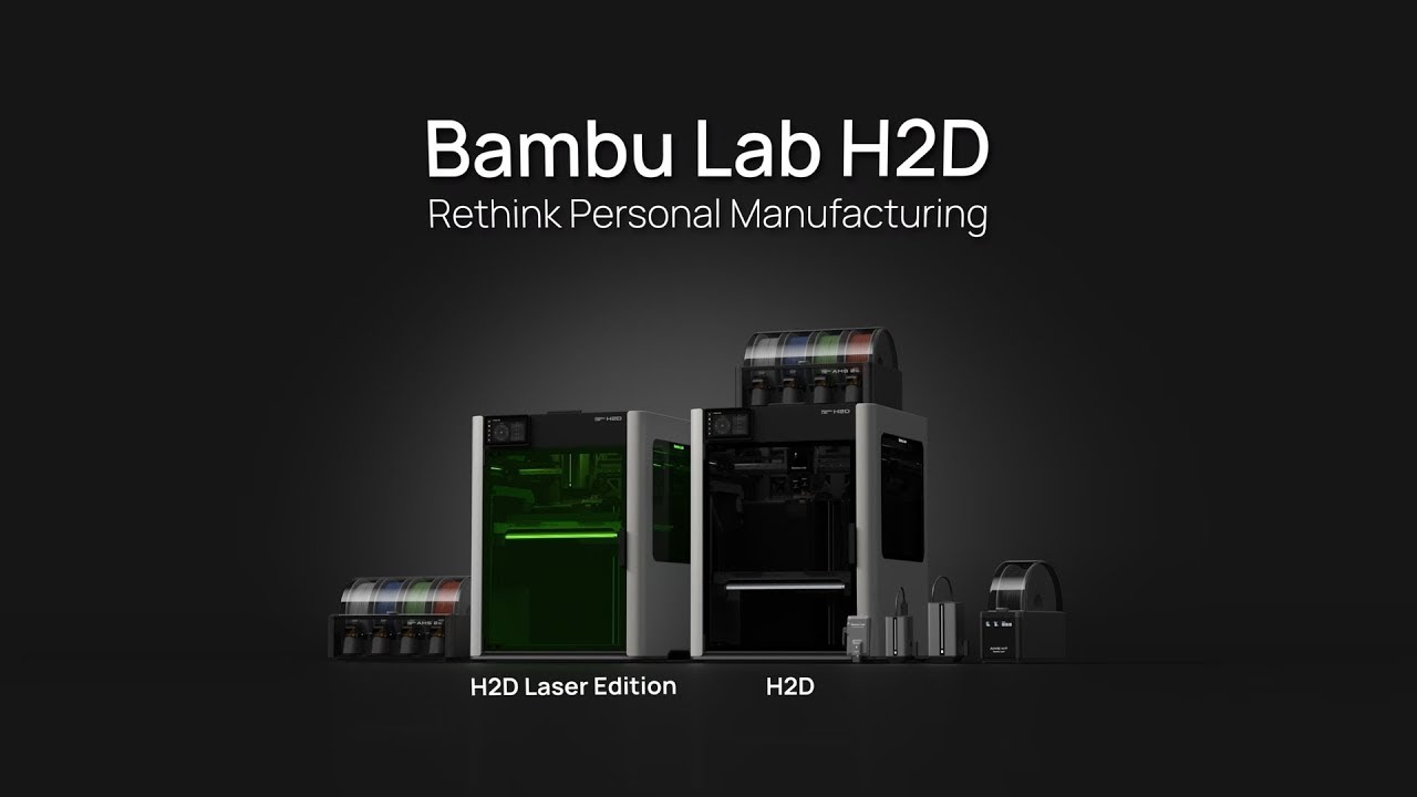 Kit De 2 Extrudeuses H2D Haut Débit Pour Bambulab – Compatible A1, A1 Mini, H2D (impression Rapide Jusqu'à 65 Mm³/s)