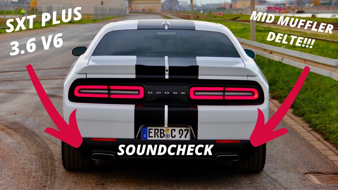 Dodge Challenger Sxt V6 Sound - Mid Muffler Delete / Deutsch Germany