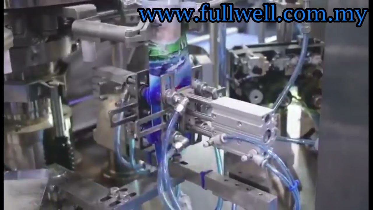 Automatic Bag Given + Powder Filling + Packing Machine