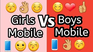 Girls Vs Boys Girls Mobile Vs Boys Mobile Entertainment Numan New Video