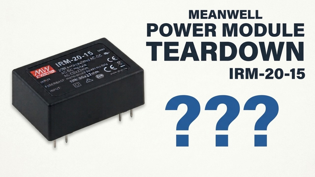 Meanwell Power Module Teardown - YouTube