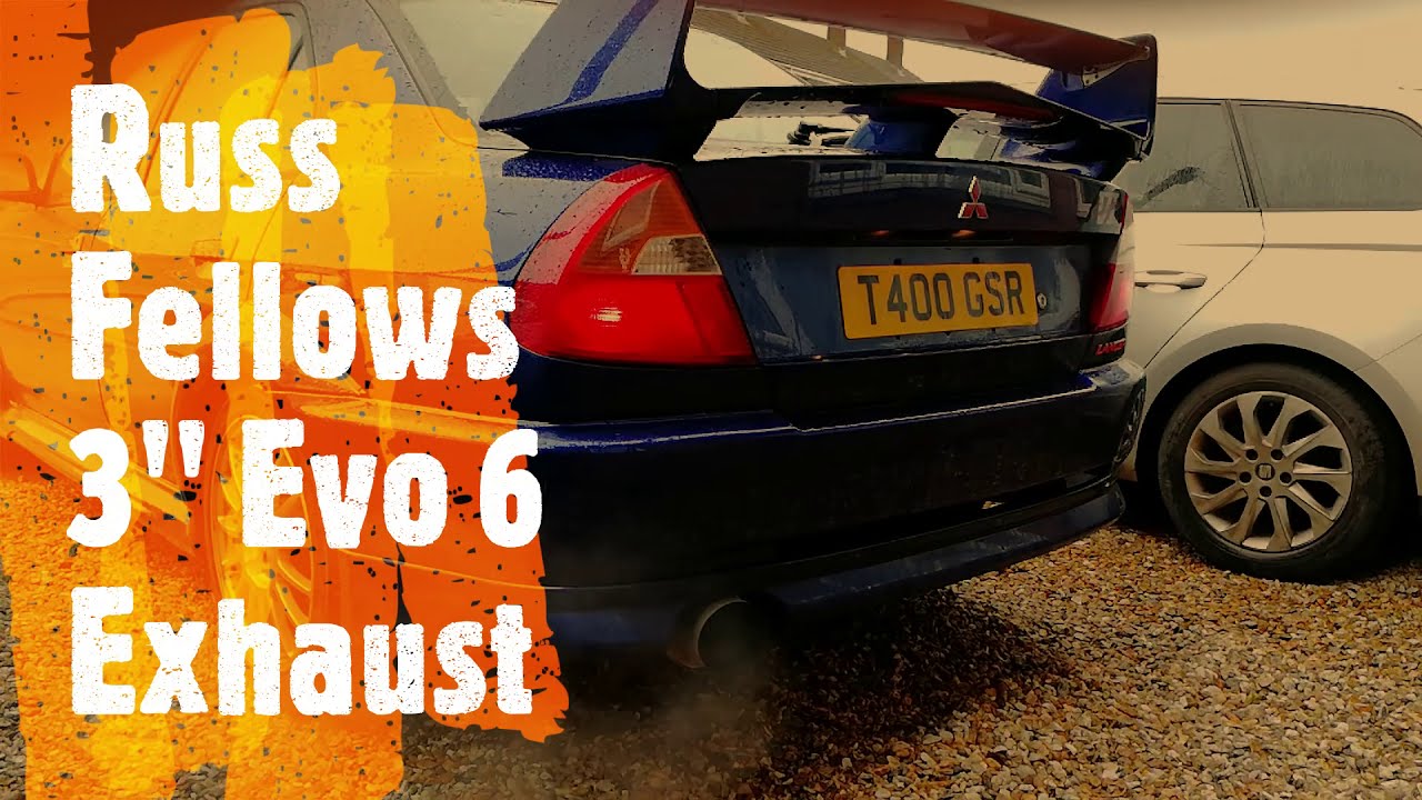 Mitsubishi EVO 6 Russ Fellows 3" exhaust sound