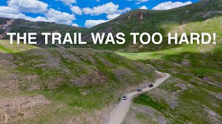 “Mistakes Were Made” on the Alpine Loop, Colorado 