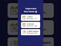 GST Return Due Dates