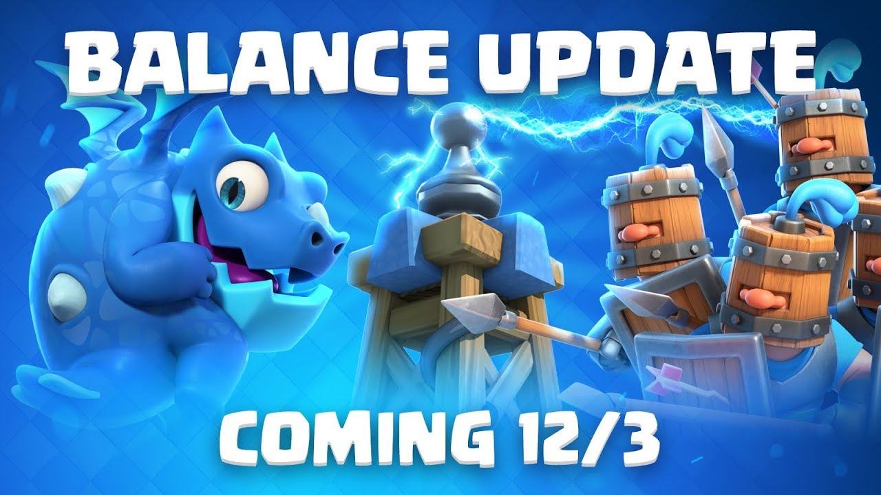 Clash Royale: Balance Update Live! (12/3) - YouTube