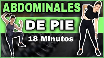 ABDOMINALES DE PIE para Reducir Cintura y Aplanar Abdomen EN 18 Minutos | NatyGlossGym
