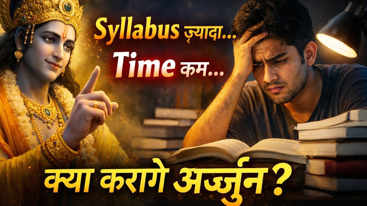 “Too Much Syllabus, Too Little Time – Krishna’s Wake-Up Call for Students”