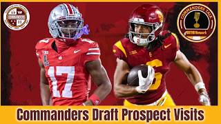 Commanders Draft Prospects Visits & Leaked NEW HELMETS?? │ Commanders Talk