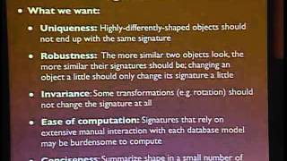 Global Shape Representations