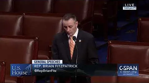 Rep. Brian Fitzpatrick floor speech on climate cha...