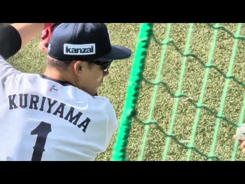 [プロ野球]ライオンズB班高知キャンプ トスバッティングをする栗山巧選手、中村剛也選手、炭谷銀仁朗選手　2026年2月14日