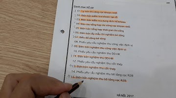 Chi tiết bộ hồ sơ cọc khoan nhồi: Hướng dẫn từ A-Z | Hồ sơ hoàn thành công trình