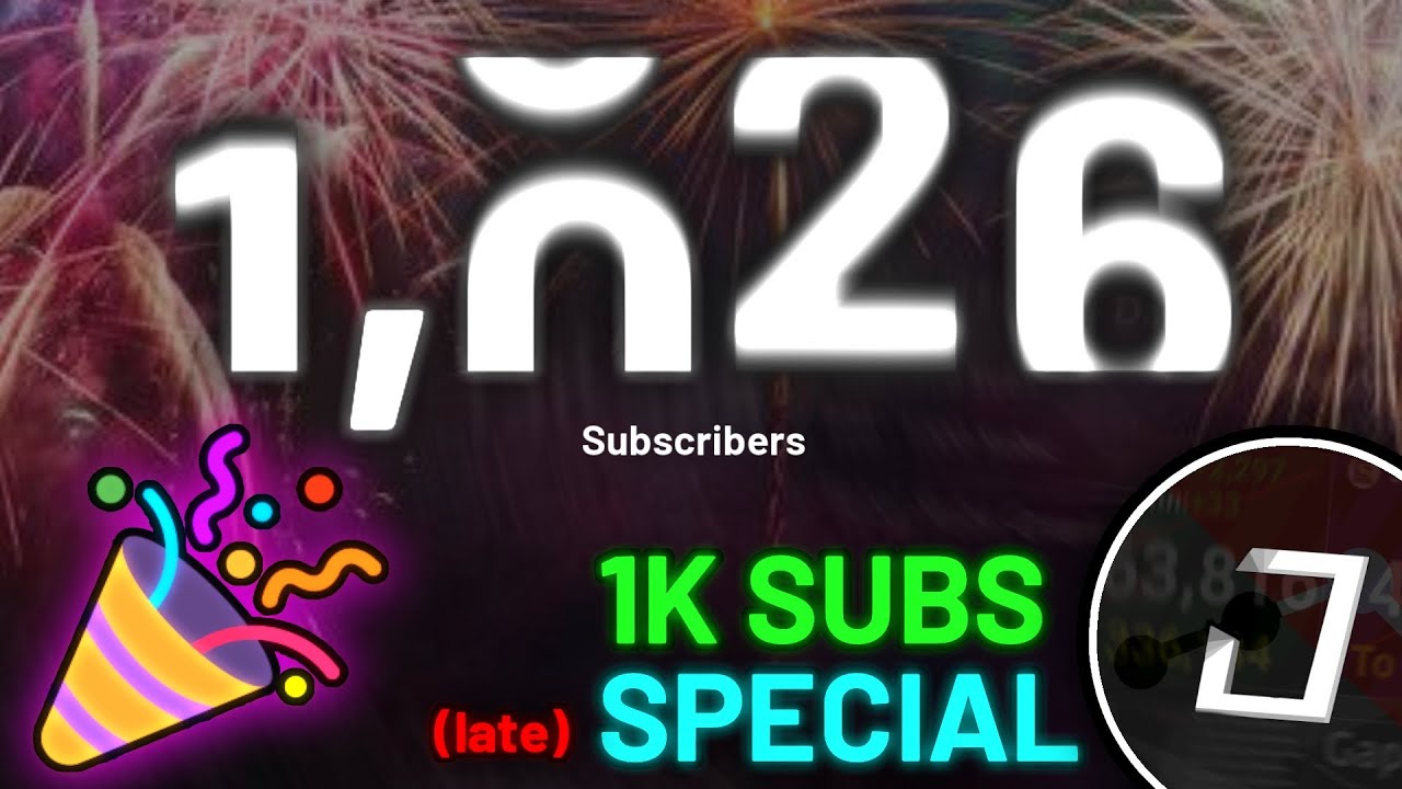 1000 Subs&mldr;&mldr; - YouTube