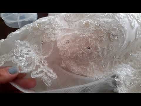 Beading wedding dress