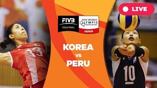 Korea v Peru - 2016 Women's World Olympic Qualification Tournament