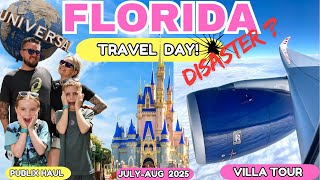 Florida Travel Day GONE Wrong! ✈️🇺🇸 | Gatwick ➡️ Orlando + Villa Tour & Publix Haul | Florida vlog