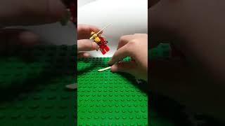 Making a Lego minifigure hold three swords like Zoro.