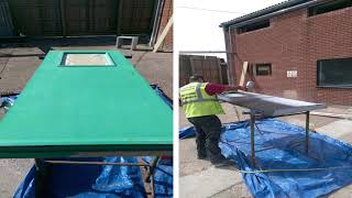 UPVC Onsite Paint Spraying to industrial unit: Lavish Construction Solutions