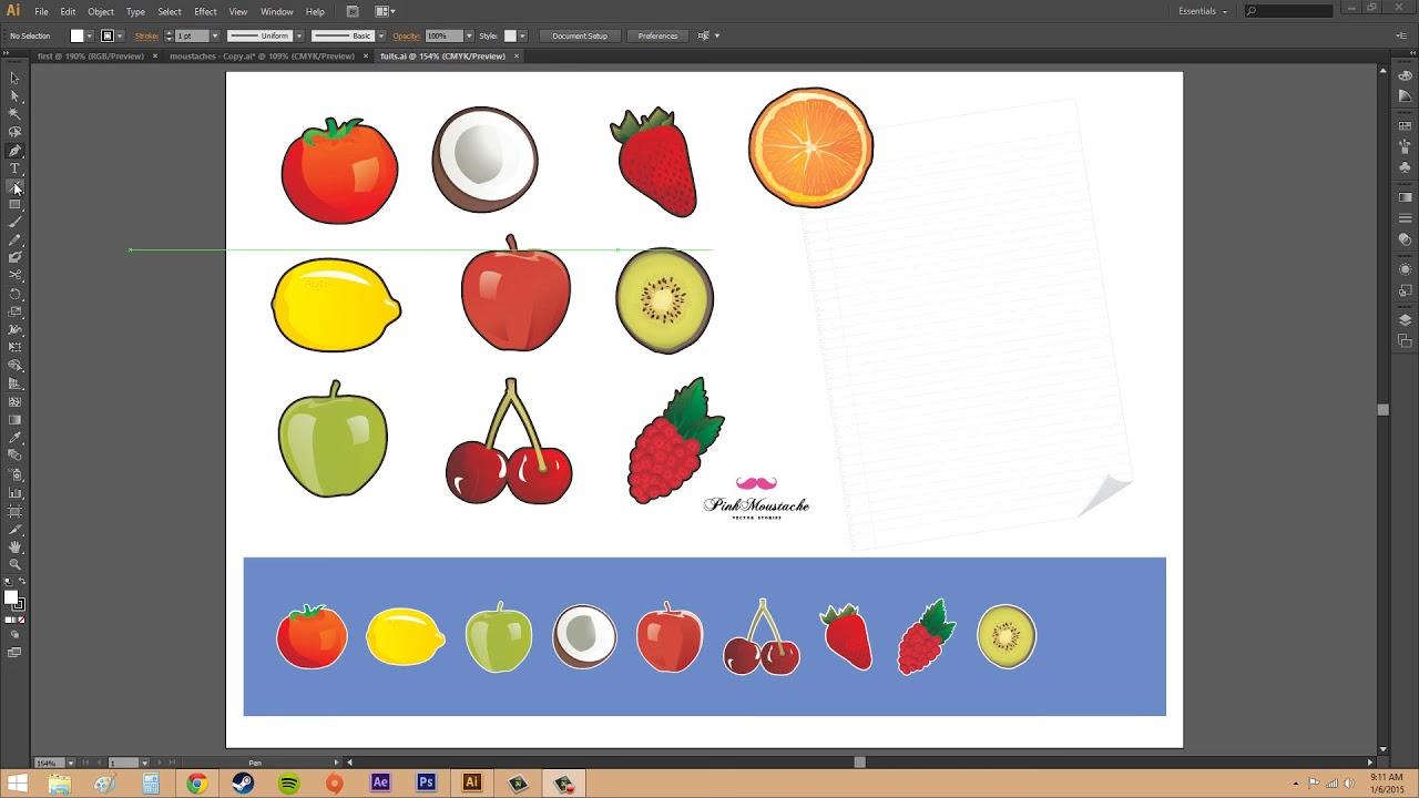 Adobe Illustrator CS6 for Beginners Tutorial 5 Tools Panel - YouTube