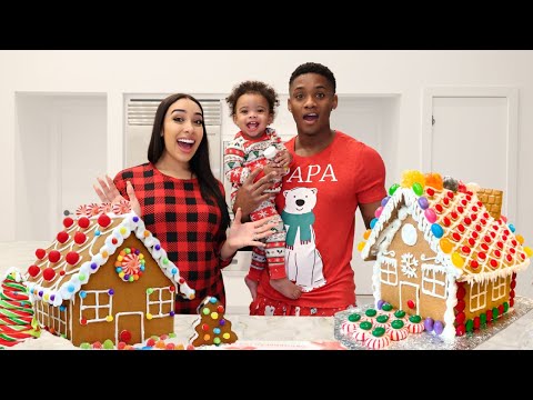 GINGERBREAD HOUSE COMPETITION WITH BABY SHINE! 