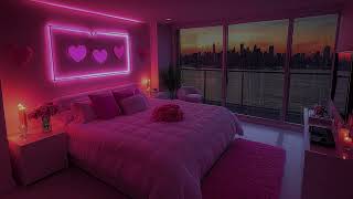 Rosé Rain Lullaby – Soft Piano & Cozy Pink Room Ambience for Deep Relaxation screenshot 3