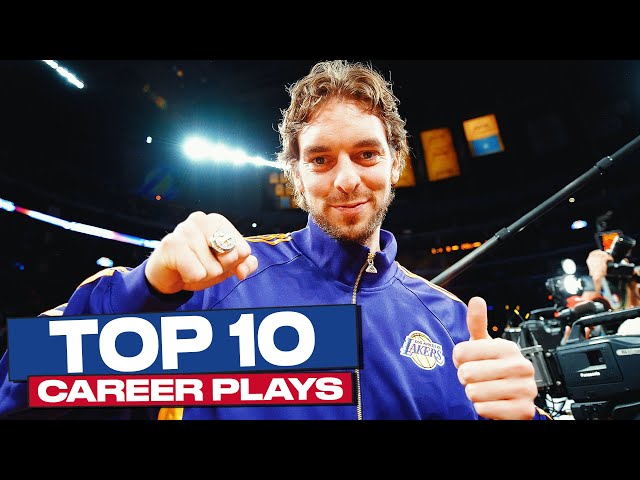 Pau Gasol Top 10 Career Plays ❤ class=