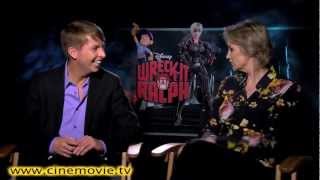 Jane Lynch U0026 Jack Mcbrayer wreckit Ralph Movie Interview