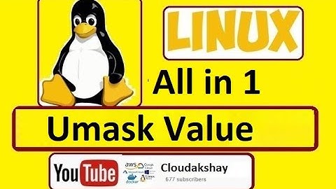 Linux Umask value and concept
