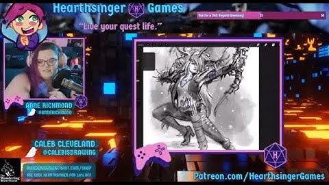 Gods of Metal: Ragnarock Character Creation with Draw-Along || !kickstarter !discord